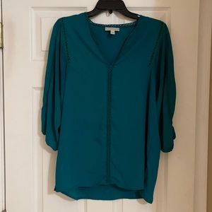 Green blouse